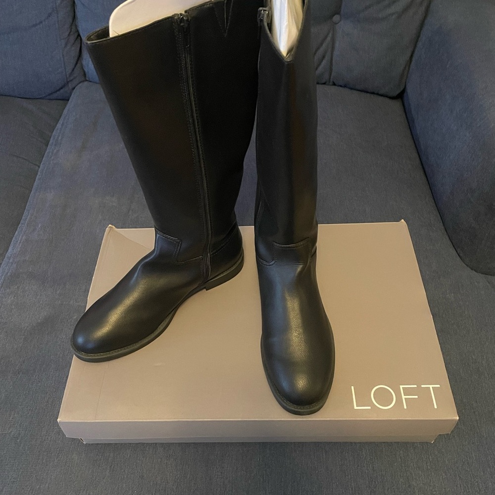 LOFT Black Knee-high Women's Boots